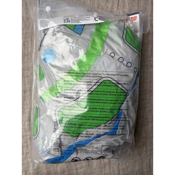 Inflatable Costume Spooktacular Creations Light-Up Spaceship Kids size 7-10 Yrs - Picture 3 of 5